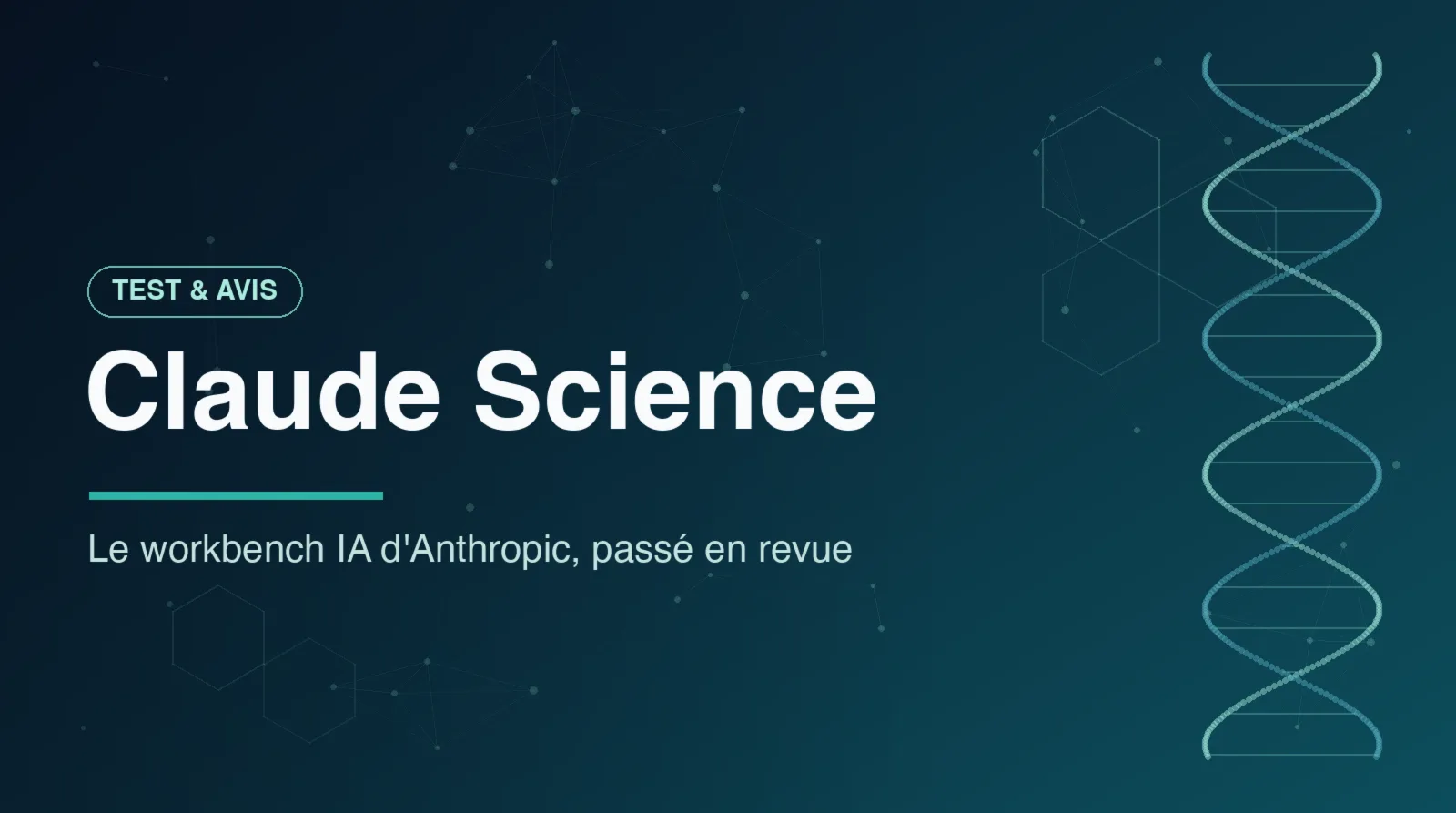Claude Science d'Anthropic passé en revue : workbench IA agentique pour la recherche scientifique