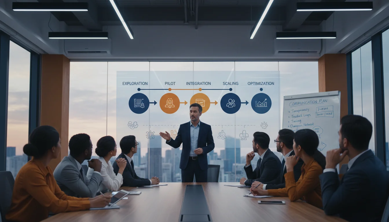 Change management AI in business - practical framework