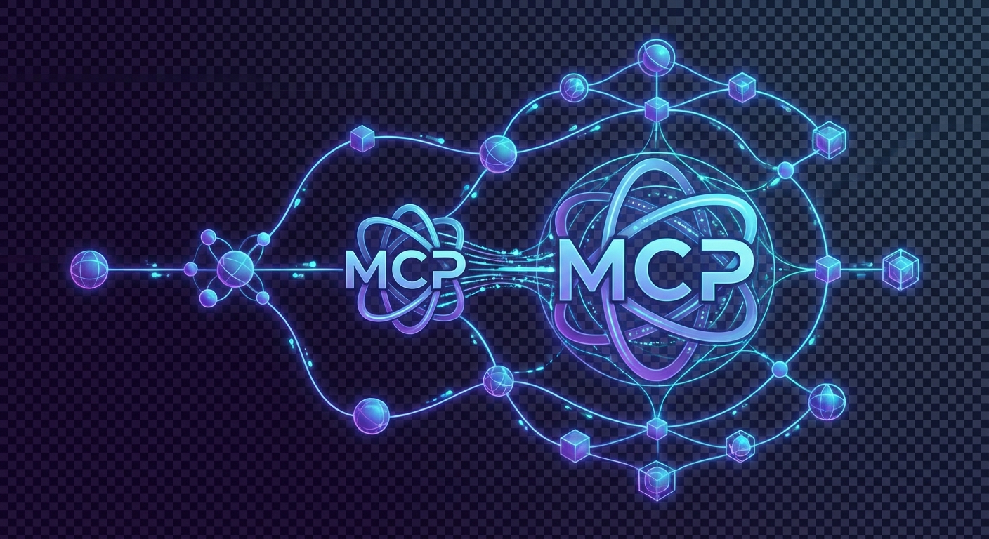 MCP Evolution - AI protocol visualization