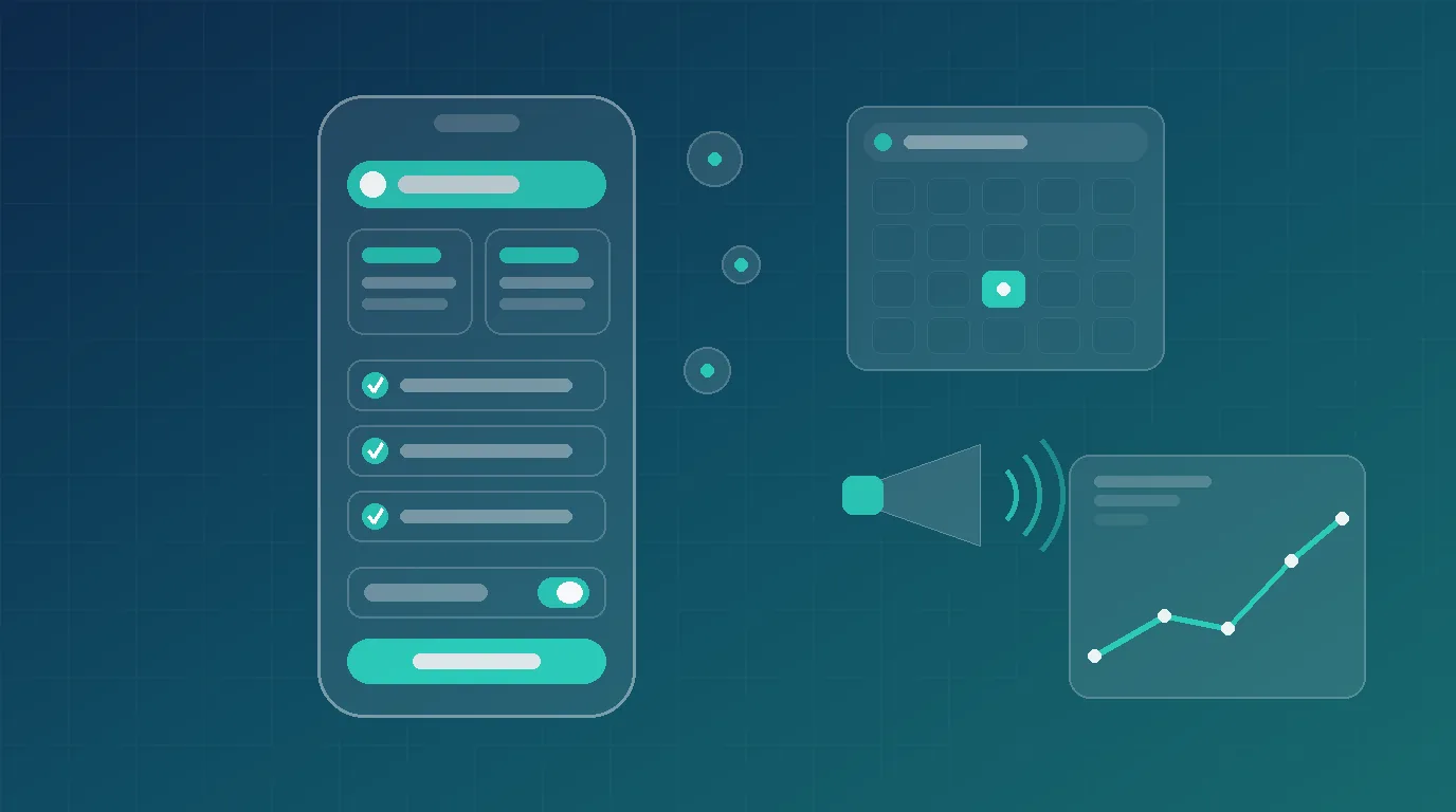 Plan de communication pour le lancement d'une application mobile : calendrier en trois phases et indicateurs d'usage