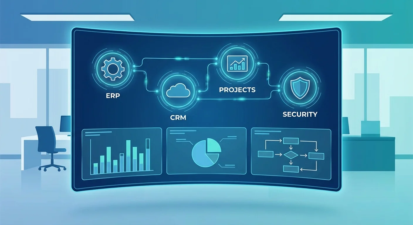 SME tool structuring - connected business dashboard