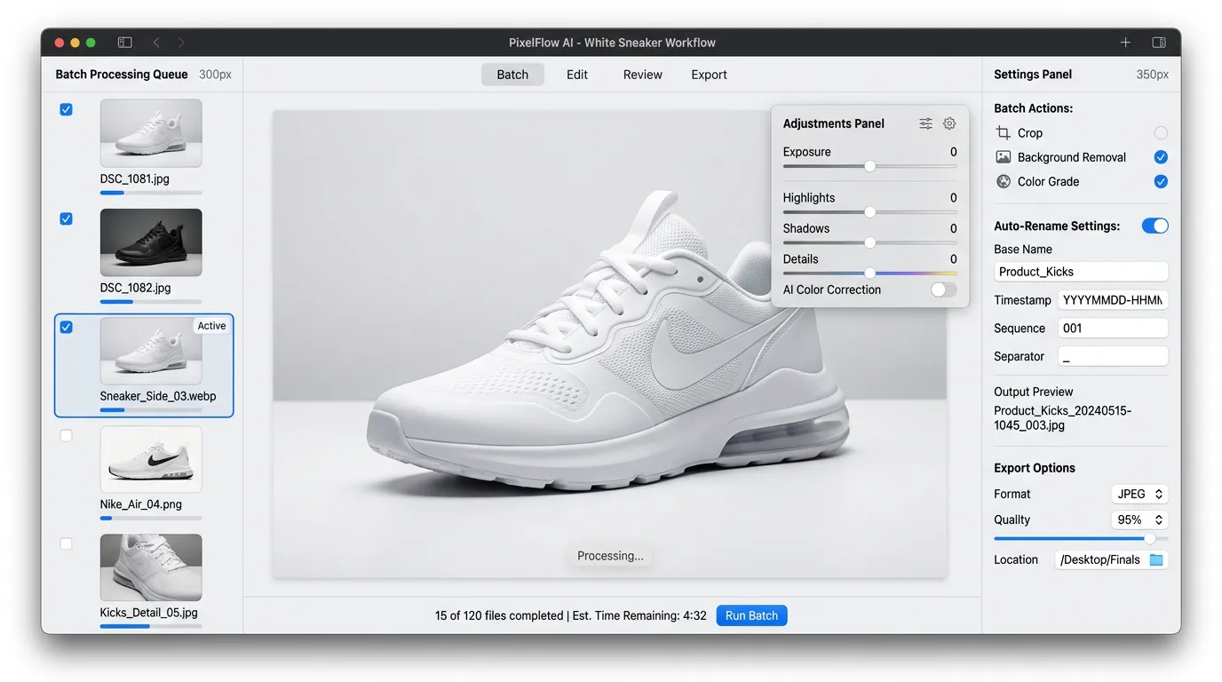 Éditeur de photos automatisé